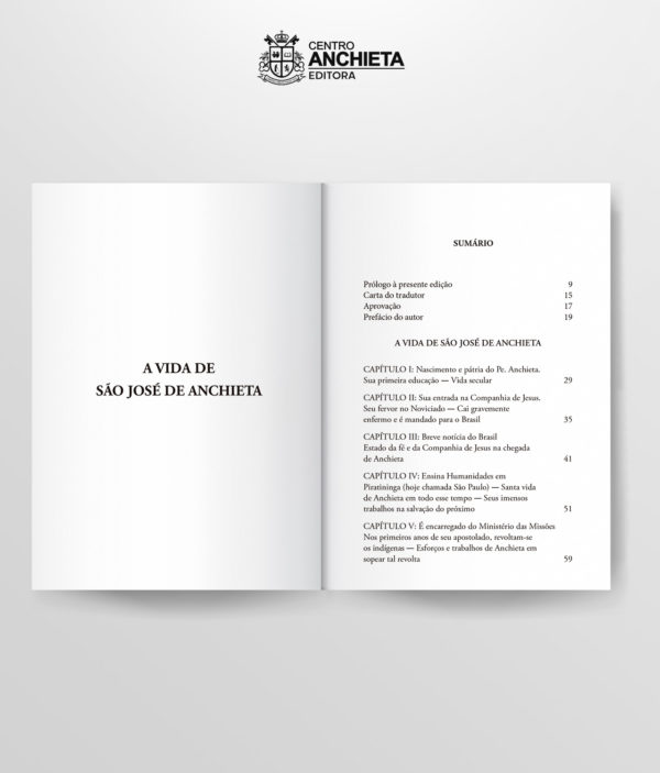 Sumário 01 - A Vida de São José de Anchieta